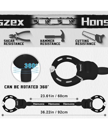 Honszex Castle for E-Scooter Handcuff Lock with Keys Waterproof Bag & Phone Holder | Electric Scooter & Bicycle Accessories - Buy Online on SooperMarket.com