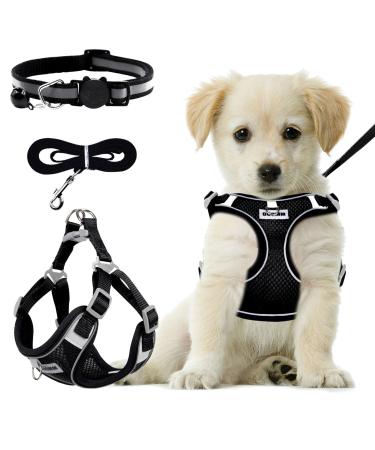 Rafiyu anti Zug dog harness Small medium -sized dogs breathable dog dog dog harness bright puppy crockery light harness for dogs safety harness dog breastware (m)