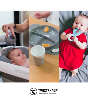 Twistshake 360 Cup 6+m - Pastel Grey & Black | Spill-Proof Baby & Toddler Cup for Easy Hydration | International Shipping Available - Buy Online on SooperMarket.com