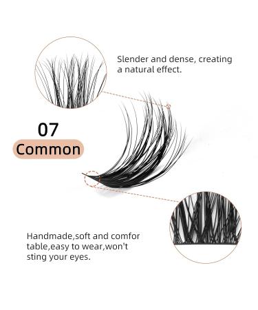 72 Pcs DIY C Curl Lash Clusters 8-16mm | Reusable Individual Cluster Lashes for Professional Makeup - Buy Online on SooperMarket.com