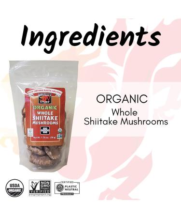 Emperor's Kitchen Organic Whole Shiitake Mushrooms - 17.6oz Bag - Buy Online on SooperMarket.com