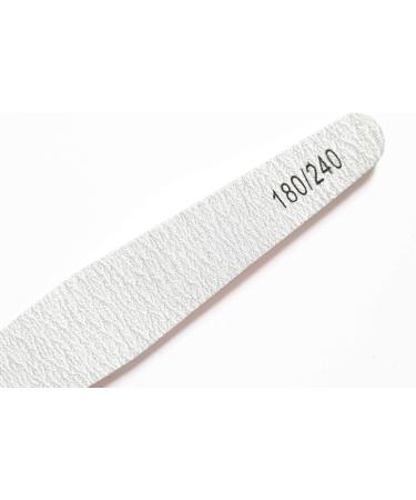 6x Nail Files Zebra DIAMOND Shape Mixed Grit Double Sided Emery Board Pro File - Buy Online on SooperMarket.com