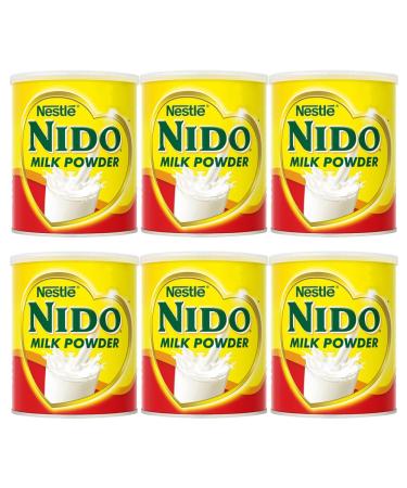 Nido Milk Powder Full Fat Whole Tea Coffee Whitener Dairy Drink Baking Cooking 400g Pack of 6 with Welari Thank You Card | (6pack)