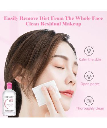 Waterproof Make-Up Remover Micellar Cleansing Water H2O to Cleanse Skin Remove Makeup and Brighten Dull Skin for All Skin Types including sensitive skin and makeup removal - Buy Online on SooperMarket.com