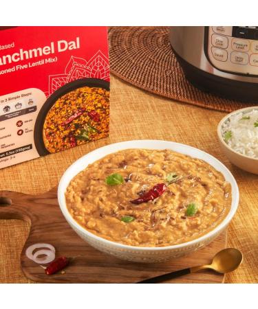 Kapka Vegan Indian Dal Plant Based Protein - 5 Pack Variety | Seasoned Ready to Eat Entrees for Instant Pots | Non-GMO Gluten Free | 3-4 Servings Per Pack | Pack of 5 Dals - Buy Online on SooperMarket.com