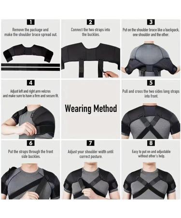 Shoulder Stability Brace Adjustable Shoulder Compression Shoulder Wrap Protector Breathable Compression Sleeve Shoulder Strap Brace Supportive Shoulder Wrap Multiuse Shoulder Brace XL - Buy Online on SooperMarket.com
