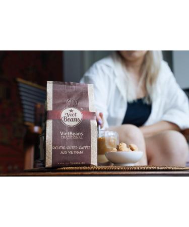 Buy Vietbeans Traditional High-Quality Vietnamese Ground Coffee - 250g Pack - Best Roasted Coffee from Vietnam - Buy Online on SooperMarket.com
