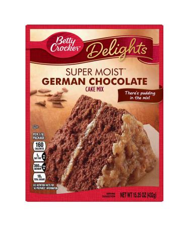 Betty Crocker German Chocolate Cake Mix 432g (Betty Crocker German Chocolate Cake Mix) German Chocolate 432 g (1 pack)