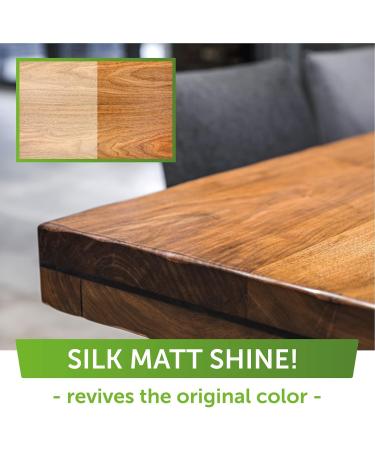 Nordicare Teak Oil 525ml - Premium Wood Care Oil for Indoor Use - Revives Original Wood Color & Protects with Silk Matt Finish - Made in Denmark - Buy Online on SooperMarket.com