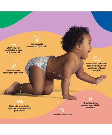 Hello Bello Baby Diapers - Size 2, Pack of 32 - Sleepy Sloths Design - Buy Online on SooperMarket.com