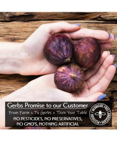 GERBS Dried Whole Figs 2 LBS | Allergy Friendly | Sulfur Dioxide Free | Vitamin C Boost | Gluten & Peanut Free - Buy Online on SooperMarket.com
