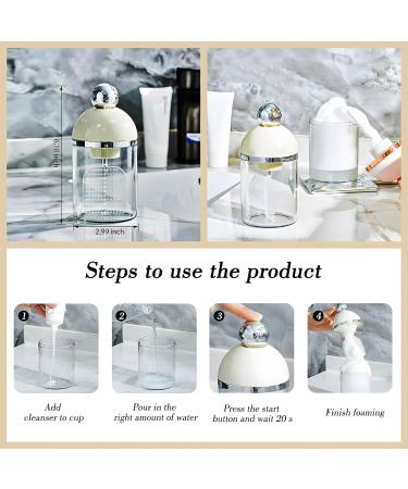 Electric Foam Maker for Face Wash Facial Cleanser Electric Foam Maker Cleanser Foam Maker for Facial Cleansing Electric Facial Cleansing Foam Maker Foaming Facial Cleanser (Black) - Buy Online on SooperMarket.com