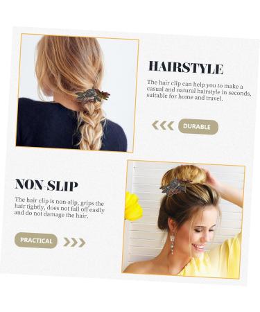 HAPINARY Punk Barrettes Hair Clips for Girls Girl Hair Clamp Hair Styling Supply Party Headdress for Women Outdoor Wedding Decor Bobbie Pin Wedding Accessories Women's Bobby Alloy Metal - Buy Online on SooperMarket.com
