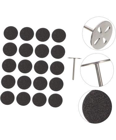 ABOOFAN 3 Sets Nail Polishing Sheets Replacement Sandpaper Discs Manicure Accessories Manicure Sandpaper Sanding Disc Bit for Nail Drill Foot Stainless Steel Sanding Pad Electric - Buy Online on SooperMarket.com