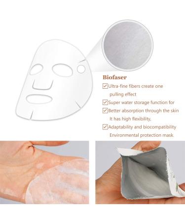 Collagen Repair Facial Sheet Mask with Derma Roller Pen - Instant Hydration and Soothing (5PCS) - Buy Online on SooperMarket.com