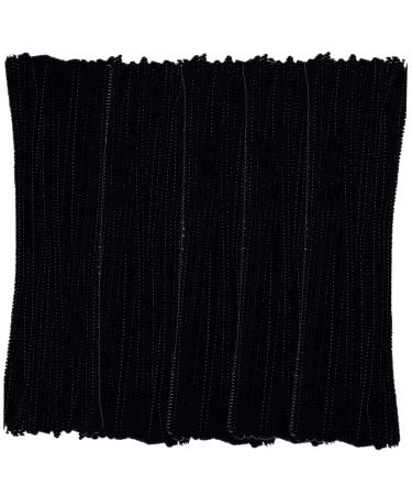 Black Pipe Cleaners (500 Pack) Chenille Stems for DIY Art Decorations Creative Craft (6 mm x 12 Inch)