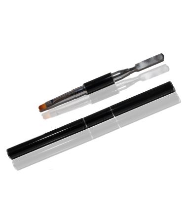 Professional polyacrylic gel brush cat's tongue with gel spatula size 6 RM Beautynails