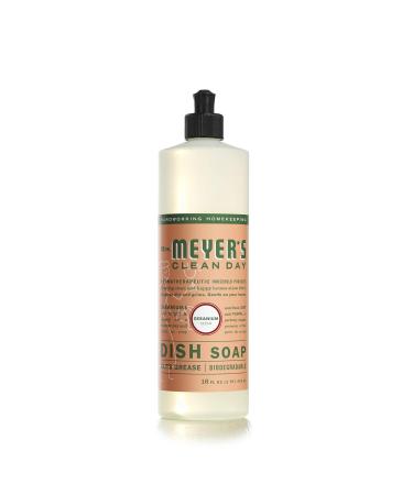 Mrs. Meyer's Liquid Dish Soap Geranium 16 OZ - Eco-Friendly Cleaning | International Shipping Available - Buy Online on SooperMarket.com
