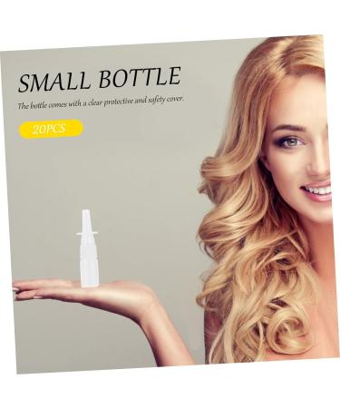 MAGICLULU 200 Pcs Small Bottle Glass Containers Travel Container Squirt Bottle for Hair Waterbottle Eye Patches for Adults Nasal Drip Spray Bottle 10ml Small Empty Bottle White Pe - Buy Online on SooperMarket.com