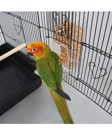 Automatic Foraging Bird Seed Feeder for Cage Parrot | Heavy Acrylic Construction | Easy One-Step Moulding Design - Buy Online on SooperMarket.com