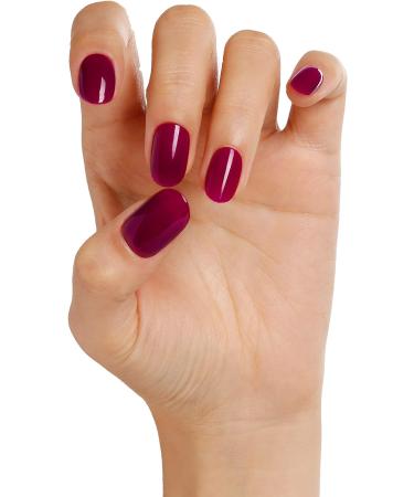 Bluesky Gel Nail Polish Tinted Love 80557 Claret Currant Dark Purple Red Long Lasting Chip Resistant 10 ml (Requires Drying Under UV LED Lamp) Tinted Love 10 ml (Pack of 1) - Buy Online on SooperMarket.com