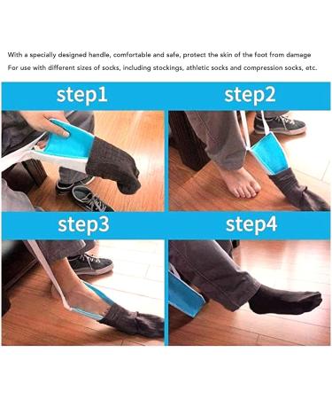 Socks Aid Elderly Slider Home Helper Perfect Assistive Sock Wearing Device Ideal for Aprons - Buy Online on SooperMarket.com
