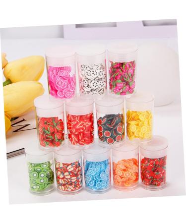 Healeved 36 Boxes Nail Art Accessories Resin Charms Slices Polymer Clay Spacer Beads 3D Slice Fruits Phone Shell Charms Resin Making Charms Nail Art Slices Manual Decorations Soft Pottery 14.2X8.8X2.5CMx3pcs Assorted Colorx3pcs - Buy Online on SooperMarket.com