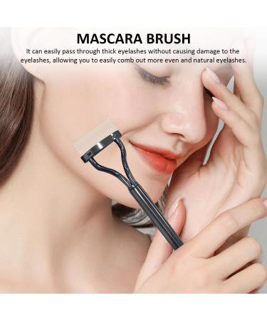 Steel Pin Eyelash Comb Set with Portable Metal Eyebrow Separator - 4pc Makeup Tool Kit - Buy Online on SooperMarket.com