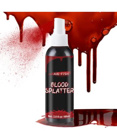 Fake Blood Makeup Fake Blood Spray Halloween Liquid Blood for Clothes Fake Blood Spray for Costume Cosplay Vampire Zombie Clown Monster SFX Makeup