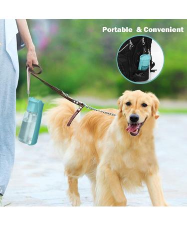 Emwel Foldable Water Bottles for Dogs - Leak-Proof 550ml Portable Puppy Dispenser for Travel Hiking & Walks - Buy Online on SooperMarket.com