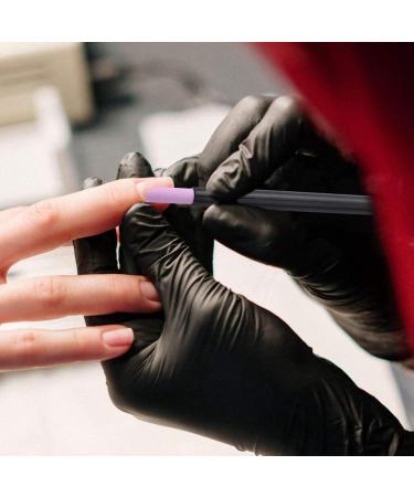 Black Quartz Scrubs Stone Cuticle Stick Pen Cuticle Nail Art Spoon Cut Nail Manicure Care - Buy Online on SooperMarket.com