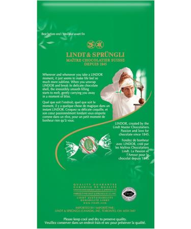 LINDT LINDOR Peppermint Cookie Milk Chocolate Truffles 150g Gram Bag Limited Edition Individually Wrapped Chocolate Christmas Chocolate - Buy Online on SooperMarket.com