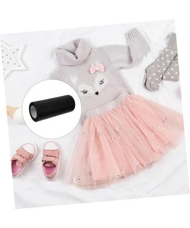 STOBOK 4 Rolls White Skirt Womens Skirts Baby Belt Diy Mesh Ribbon Mesh Belt Wedding Bride Decorative Mesh Black 0.01X15X2285CM - Buy Online on SooperMarket.com
