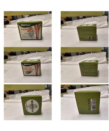 Varicose Veins Cream & Spider Veins Repair - Improve Blood Circulation & Soothe Itching - 1.76 OZ - Buy Online on SooperMarket.com