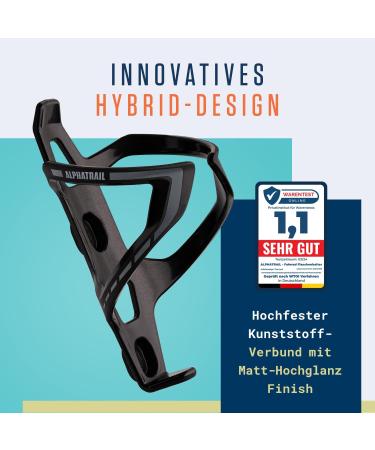 Alphatrail Bicycle Bottle Holder - Lightweight 36g Anti-Break Guarantee Compatible with Cube SKS Elite Topeak & More - Fastening Screws Included - Buy Online on SooperMarket.com