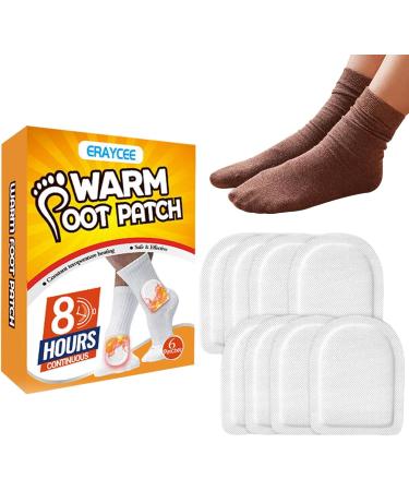 Hudhow's Self-Adhesive Heating Paving - 6 Safe Foot Warmers for Outdoor Activities Skiing & Hiking | Stay Warm This Winter! - Buy Online on SooperMarket.com