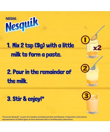 Nesquik Milkshake Mix Banana 500g (Pack of 4) - Buy Online on SooperMarket.com