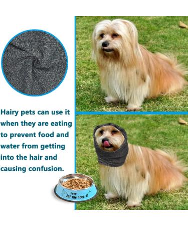 Pattepoint Dog Snood: Noise Protection & Anxiety Relief Dog Ear Muffs - Grey, Size M - Buy Online on SooperMarket.com