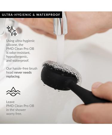 PMD Clean Pro OB: Silicone Brush & Obsidian Gemstone Massager for Clear, Youthful Skin - SonicGlow Vibration - Waterproof - Buy Online on SooperMarket.com