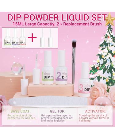Dip Powder Nail Kit - 8 Color Cooserry Starter Set for Professionals and Beginners - No Lamp Needed - Buy Online on SooperMarket.com