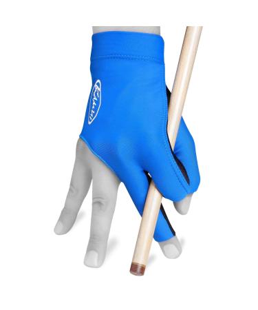 KAMUI Billiard Glove - Quickdry - for Right Hand Blue Small