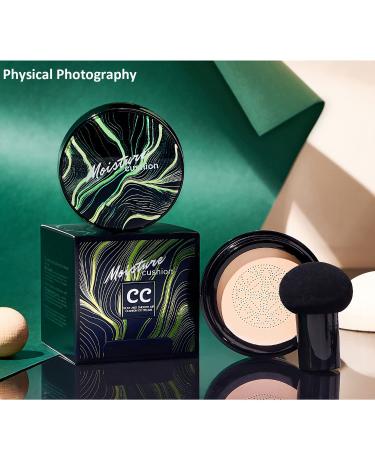 Mushroom Head Air Cushion CC Cream - Moisturizing BB Cream for All Skin Types - Waterproof & Long-Lasting Coverage - Natural Finish - Buy Online on SooperMarket.com