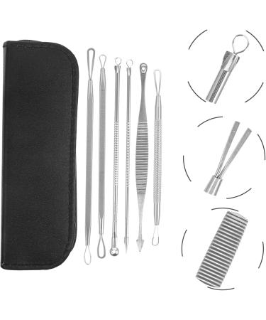 WOONEKY 1 Set Blackhead Removal Tool Specialty Tools Pimple Tool Pimple Remover Stainless Steel Silver - Buy Online on SooperMarket.com