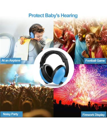 Baby Ear Protection Noise Cancelling Headphones for Kids for 0-3 Years Babies Blue - Buy Online on SooperMarket.com
