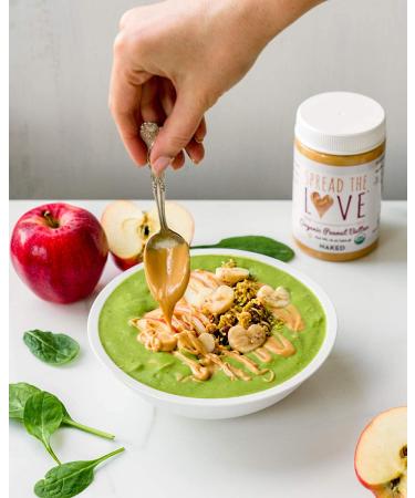 Spread The Love Organic Peanut Butter Naked 16 oz - Premium, Natural & Delicious - Buy Online on SooperMarket.com