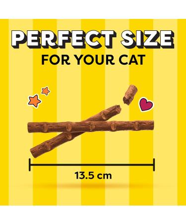 Dreamies Meaty Sticks 84 Pieces Cat Treats Tasty Snacks with Delicious Chicken Pack of 14 x(30g) - Buy Online on SooperMarket.com