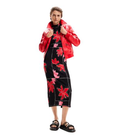 Desigual ladies vest_quebec dress s red