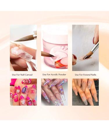 Aokitec Sable Kolinsky Nail Brush #18 - Professional Acrylic Brush for Nail Art & Manicure Tools - Buy Online on SooperMarket.com