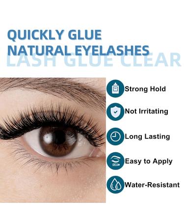 7g Clear Waterproof Eyelash Extension Glue - Strong Bonding Individual Lash Adhesive for DIY Lash Extensions - Buy Online on SooperMarket.com