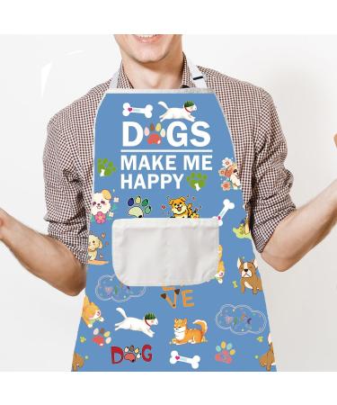 BNQL Waterproof Dog Cooking Apron | Cute Puppy Care Gift & Groomer Essential - Make Dogs Happy! - Buy Online on SooperMarket.com